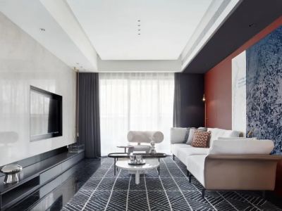 东原阅境现代风格120平米装修案例