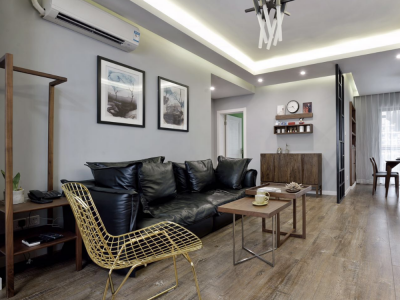 华远君城111平三居现代风格装修案例