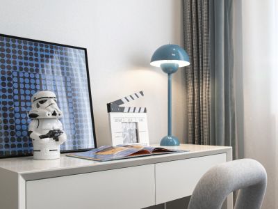 群贤道9号140平米现代轻奢风格装修案例