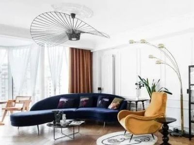 天阅湖滨雅苑简欧风格135平米装修案例