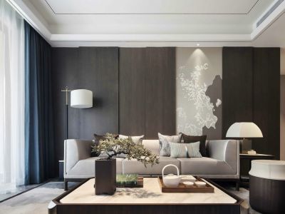 旭辉都会上品花园现代风格113平米装修案例