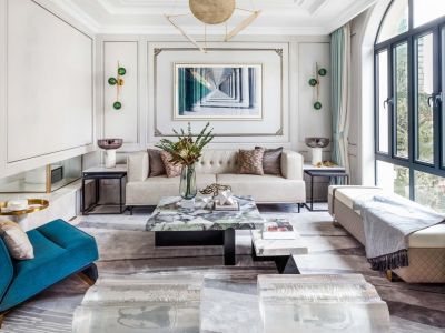 金融街融悦湾现代风格212平米装修案例