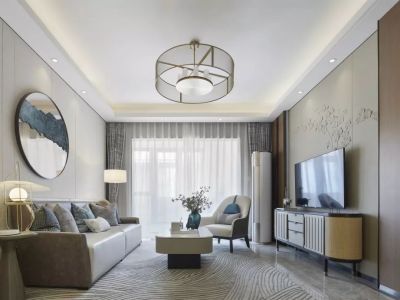 浅棠平江花园现代风格111平米装修案例