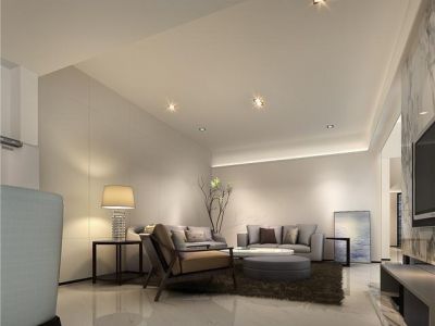 奥林匹克花园100平米复式现代简约风格装修案例