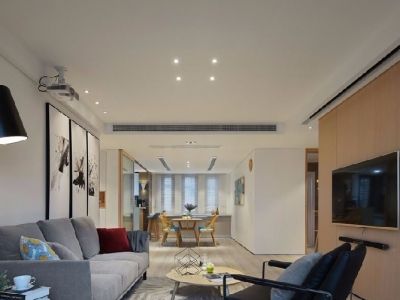 天一城(北区)90平米现代简约二居装修案例