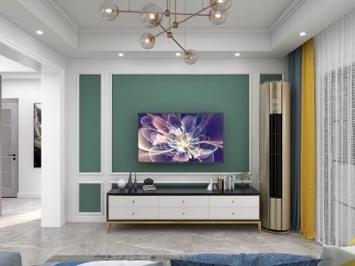 融创城108㎡现代简约风格三居室装修案例