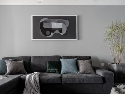 馨河怡景北欧风格80平米二居室装修效果图案例