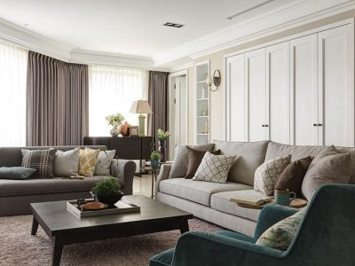 世家星城平层142平现代风格装修案例