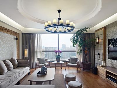 兰蒂斯城四居136平现代风格装修案例