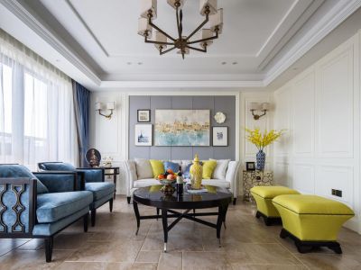 海星未来城平层136平欧式风格装修案例