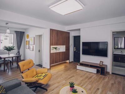 常春藤花园四居135平现代风格装修案例