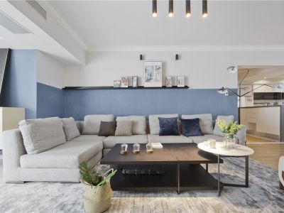 绿城诚园现代北欧146平米三室两厅装修案例