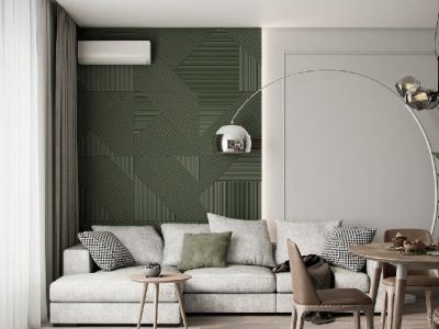 正荣·悦都荟现代风格128平米三居室设计效果图案例