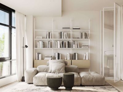 中国铁建花语江南北欧风格90平米装修案例