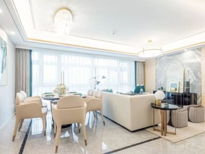 中海·寰湖时代现代风格119平米装修案例