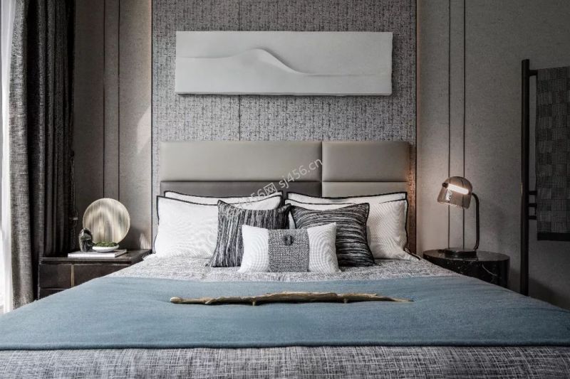 现代风格230平米卧室床头效果图赏析