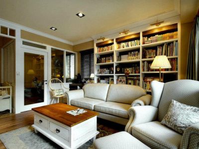 旭日海岸二居88平北欧风格装修案例