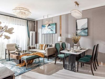 龙湖大境天成现代风格109平米装修案例