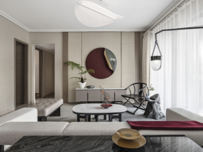 尚水天成115平三居室现代简约风格装修案例