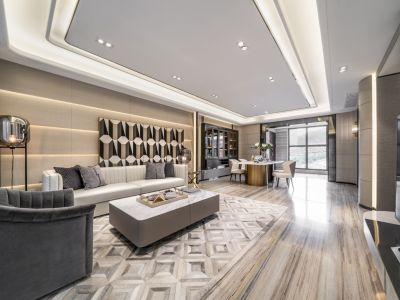 泊云庭现代风格147平米装修案例