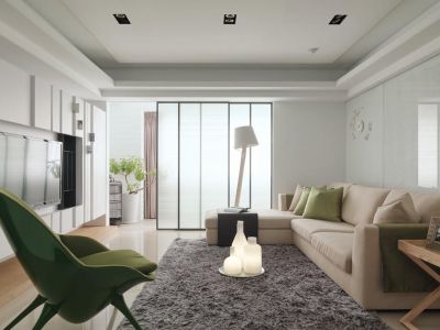 时代云图三居115平现代风格装修案例