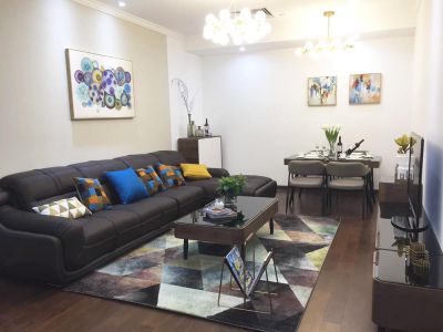 博达汇峰三居113平现代风格装修案例