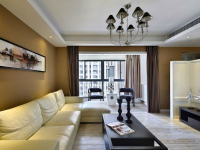 中仪花园三居108平现代风格装修案例