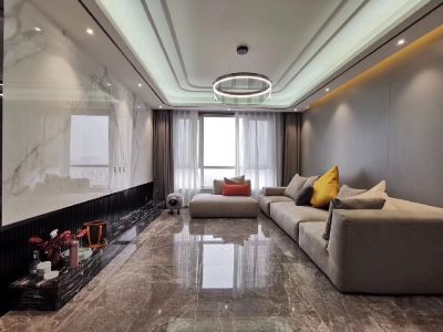 汇福佳园109㎡三居室现代简约装修案例