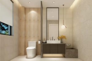 [沈阳鑫友装饰]卫生间上浅下深好吗 卫生间颜色搭配技巧