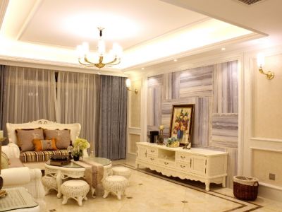 宜居嘉园160平米欧式四居装修案例