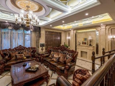 豪绅嘉苑350平米法式别墅装修案例