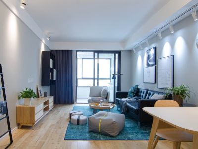 滨河御景苑现代北欧风141平米三室两厅装修案例