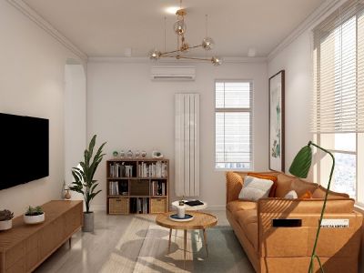 邕江一品82平米二居现代风格装修案例