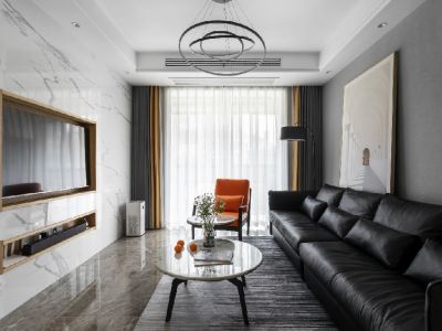 凤岭在水一方90平米三居现代风格装修案例