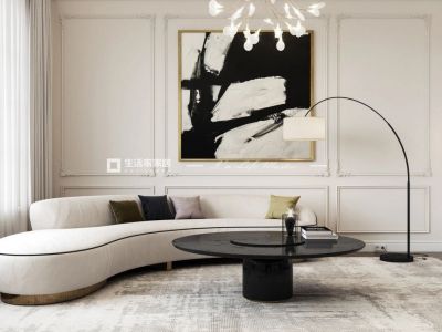 蠡湖瑞仕花园184平现代轻奢风格四室两厅装修案例