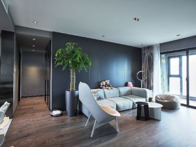 颐和香榭(B区)145㎡四居室现代简约装修案例