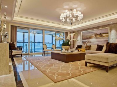 恒泰悦璟府112平米欧式简约三居室装修案例