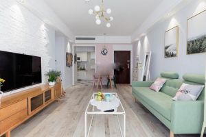 [济南金宇装饰]80㎡婚房，清新暖色系装修