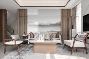 [重庆诗情装饰]别墅中式装修报价 中式装修特点是什么