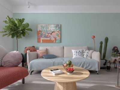 阳光西雅图二期现代风格三居装修案例