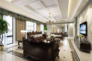 [上海装修公司]家里客厅这样设计，让客厅直接大一倍