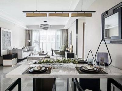 中建城现代风格119平米装修案例