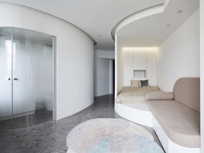 百合春天88平米两居现代简约风格装修案例