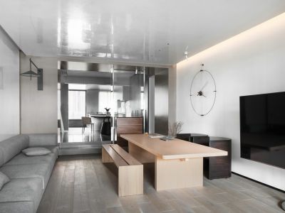 碧桂园150平米四室两厅现代极简装修案例