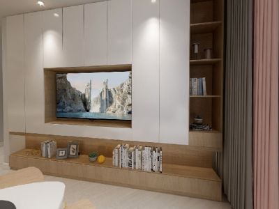 滨江六合盛世83平米北欧极简二居室装修案例