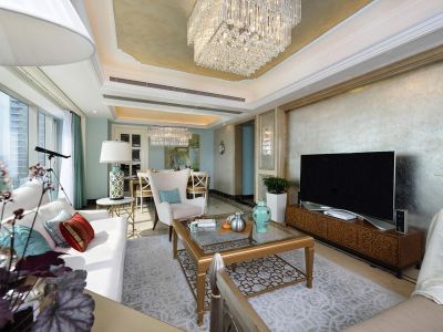 群力家园四居146平现代风格装修案例