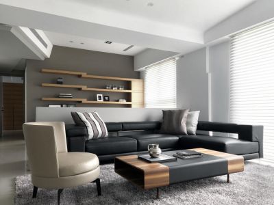 金源花园三居144平现代风格装修案例