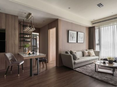 桂苑小区138㎡三居室简约风格装修案例