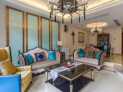 世家星城四居133平欧式风格装修案例