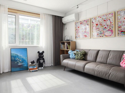 恒大天悦现代风格133平米三居室装修设计图案例